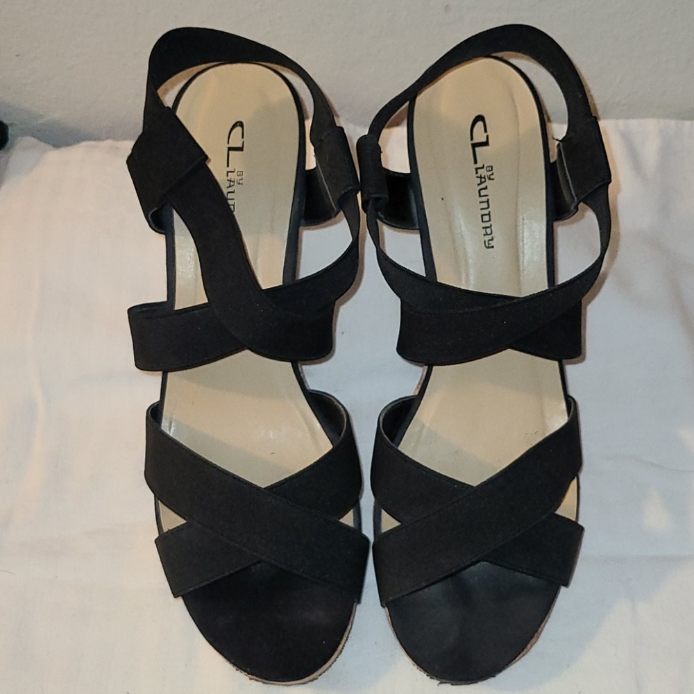 Women's Black Size 10M Wedges